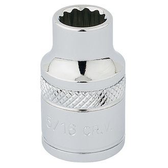 Draper 49016 3/8" Sq. Dr. Hi-Torq&amp;#174; 12 Point Socket (5/16")
