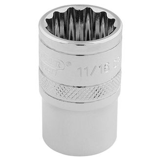 Draper 49480 3/8" Sq. Dr. Hi-Torq&amp;#174; 12 Point Socket (11/16")