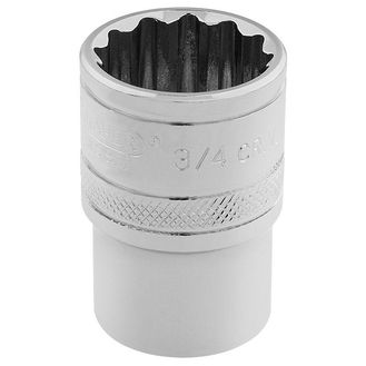 Draper 49481 3/8" Sq. Dr. Hi-Torq&amp;#174; 12 Point Socket (3/4")