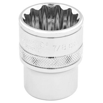 Draper 49483 3/8" Sq. Dr. Hi-Torq&amp;#174; 12 Point Socket (7/8")