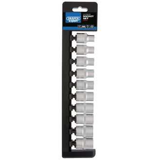 Draper 50236 1/2" Sq. Dr. Metric Socket Set (10 Piece)