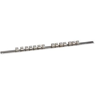 Draper 50583 1/2" Sq. Dr. Retaining Bar with 14 Clips (400mm)