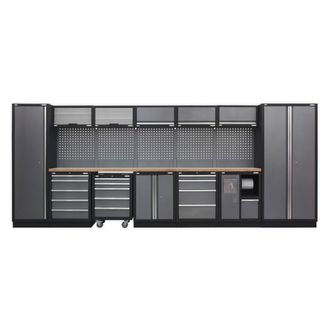 Sealey APMSSTACK01W Modular Storage System Combo - Pressed Wood Worktop