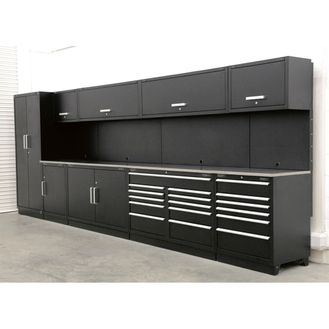 Sealey APMSSTEEL Complete Modular Workshop Storage Combination - Stainless Steel Worktop