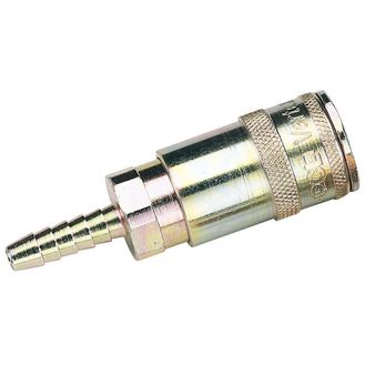 Draper 51414 1/4" Bore Verte x Air Line Coupling with Tailpiece