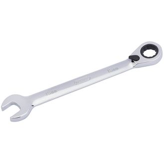 Draper 52003 15mm Hi-Torq&amp;#174; Metric Reversible Ratcheting Combination Spanner