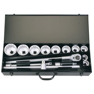Elora 53037 1" Sq. Dr. Metric Socket Set (14 Piece)
