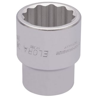 Elora 53053 1.1/2", 1" Sq. Dr. Bi-Hexagon Socket