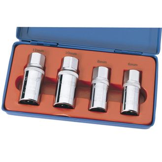 Draper 55641 1/2" Sq. Dr. 4 Piece Stud Extractor Set