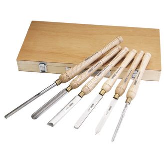 Draper 58697 HSS Woodturning Chisel Set (6 Piece)