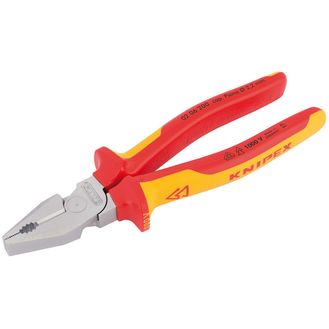 Draper 59818 Knipex 02 06 200 200mm Fully Insulated High Leverage Combination Pliers
