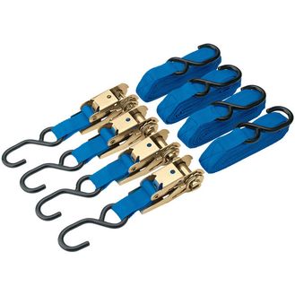 Draper 60960 375kg Ratcheting Tie Down Strap Set (4 Piece)