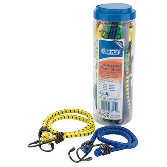 Draper 63545 10 Assorted Elastic Straps