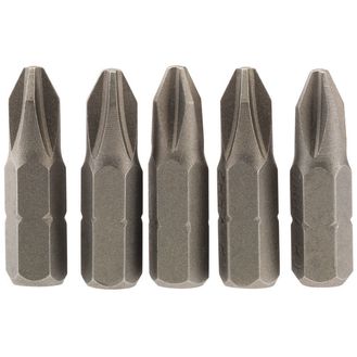 Draper 64018 No.2 1/4" Hex Cross Slot Insert Bit 25mm Long x 5