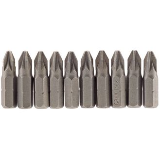 Draper 64048 No.2 1/4" Hex PZ Type Insert Bit 25mm Long x 10