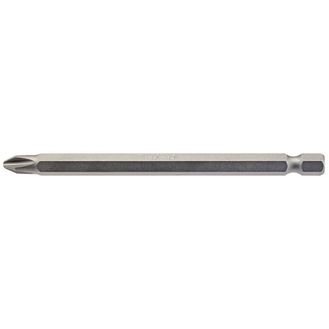 Draper 64365 No.2 1/4" Hex Cross Slot Insert Bit 100mm Long x 1