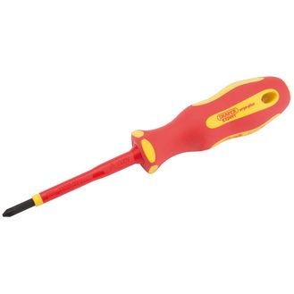 Draper 64477 Ergo Plus&amp;#174; VDE No.1 x 80mm PZ Slot Screwdriver
