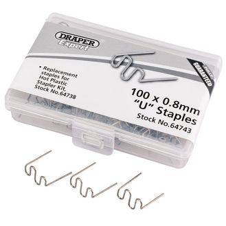 Draper 64743 0.8mm U Staples (50)