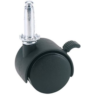 Draper 65467 40mm Dia. Nylon Castor with Brake - S.W.L 25Kg