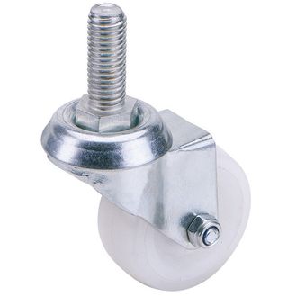 Draper 65505 100mm Dia. Swivel Bolt Fi x ing Nylon Wheel - S.W.L. 125Kg