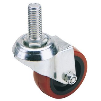 Draper 65515 75mm Dia. Swivel Bolt Fi x ing Polyurethane Wheel - S.W.L. 70Kg