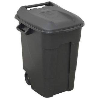 Sealey BM100 Refuse/Wheelie Bin 100ltr - Black