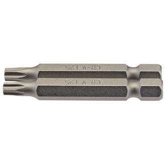 Draper 66489 T25 1/4" Hex TX-STAR&amp;#174; Insert Bit 50mm Long x 2