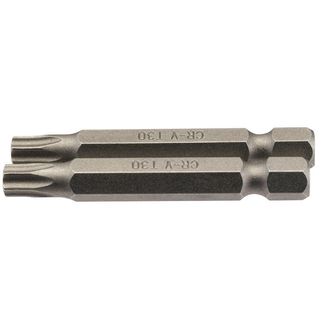 Draper 66491 T30 1/4" Hex TX-STAR&amp;#174; Insert Bit 50mm Long x 2