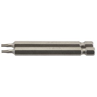 Draper 66830 T8 1/4" Hex TX-STAR&amp;#174; Insert Bit 75mm Long x 2