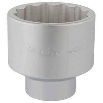 Elora 67418 75mm 1" Sq. Dr. Bi-Hexagon Socket