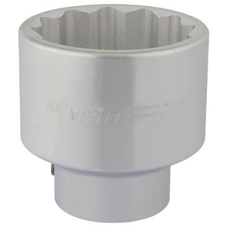 Elora 67426 70mm 1" Sq. Dr. Bi-Hexagon Socket