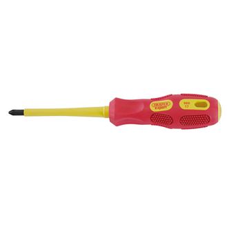 Draper 69229 No.2 x 100mm Fully Insulated PZ Slot Screwdriver