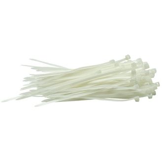 Draper 70390 White Cable Ties (100 pieces)