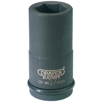 Draper 71908 27mm 3/4" Sq. Dr. Hi-Torq&amp;#174; 6 Point Deep Impact Socket