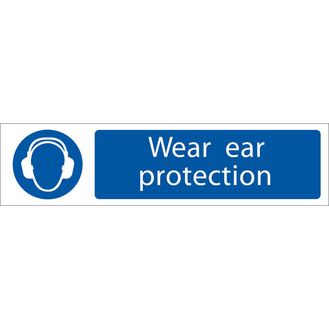 Draper 73158 Ear Protection' Mandatory Sign