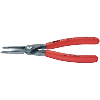 Draper 75079 Knipex 48 11 J2 180mm Internal Straight Tip Circlip Pliers 19 - 60mm Capacity
