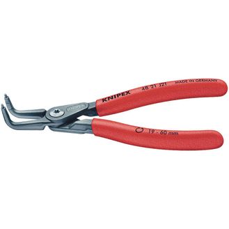 Draper 75084 Knipex 48 21 J21 165mm 90&amp;deg; Internal Straight Tip Circlip Pliers 19 - 60mm Capacity