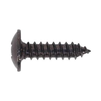 Sealey BST4216 Self Tapping Screw 4.2 x 16mm Flanged Head Black Pozi BS 4174 Pack of 100