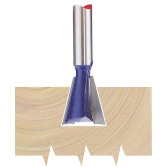 Draper 75346 1/4" Dovetail 14mm Dia. TCT Router Bit