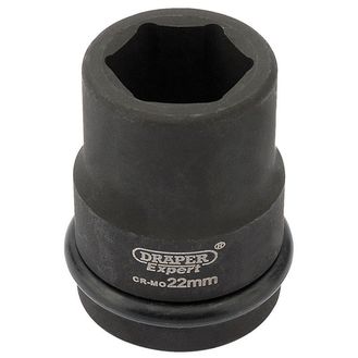 Draper 75968 22mm 3/4" Sq. Dr. Hi-Torq&amp;#174; 6 Point Impact Socket