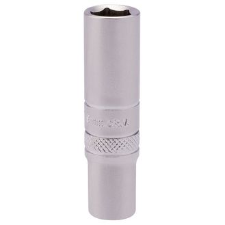 Draper 82139 1/4" Sq. Dr. 6 Point Deep Socket (9mm)