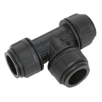 Sealey CAS28ET Equal Tee 28mm Pack of 5 (John Guest Speedfit&amp;reg; - PM0228E)