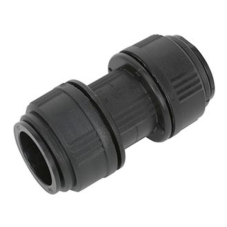 Sealey CAS28SC Straight Connector 28mm Pack of 5 (John Guest Speedfit&amp;reg; - PM0428E)