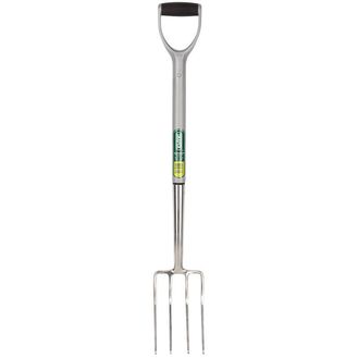Draper 83757 Stainless Steel Soft Grip Border Fork