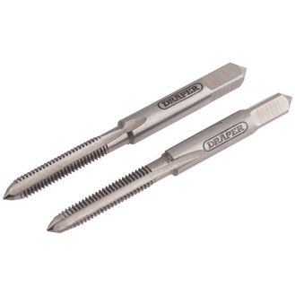 Draper 83797 4mm Coarse Hand Taps Taper and Plug