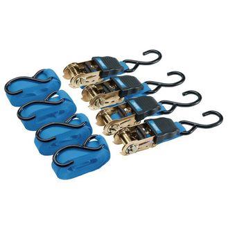 Draper 92771 Ratcheting Tie Down Strap Sets (4 Piece)