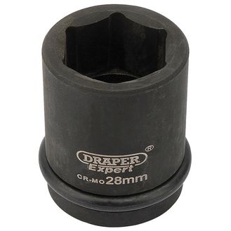 Draper 93241 28mm 3/4" Sq. Dr. Hi-Torq&amp;#174; 6 Point Impact Socket