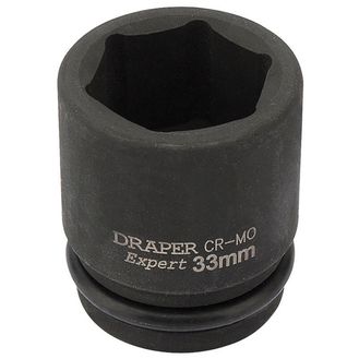 Draper 93259 33mm 3/4" Sq. Dr. Hi-Torq&amp;#174; 6 Point Impact Socket