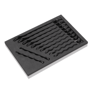 Sealey AK63263B Combination Spanner Set 12pc Metric - Black Series