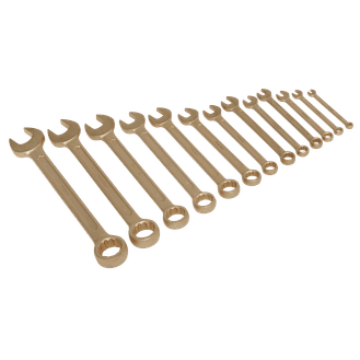Sealey NS001 Combination Spanner Set 13pc 8-32mm - Non-Sparking